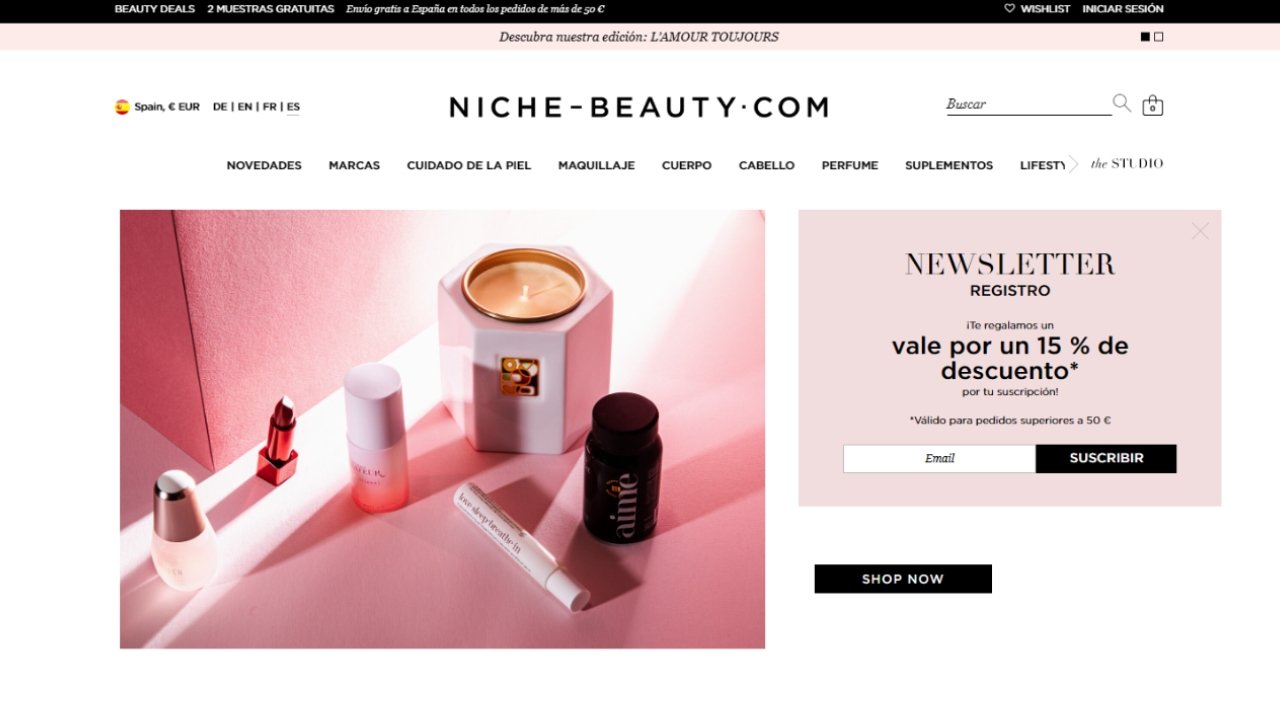 Tienda online Niche Beauty