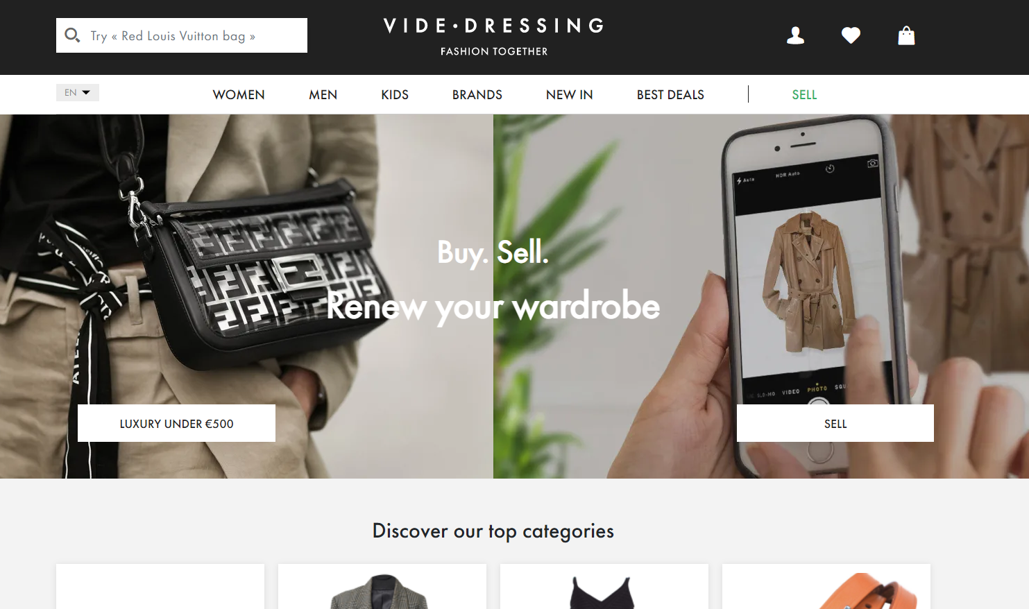 vide dressing website