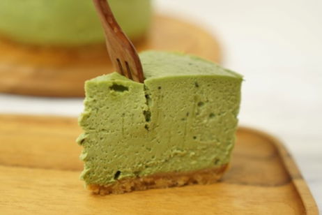 Cheesecake de té matcha: receta paso a paso