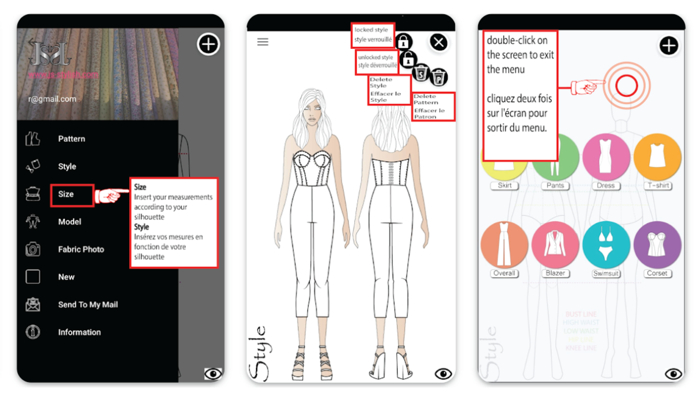 js fashion design and pattern