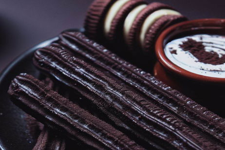 Churros de galletas Oreo, receta paso a paso