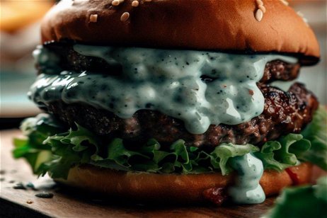 Hamburguesa de carne con queso azul, receta paso a paso