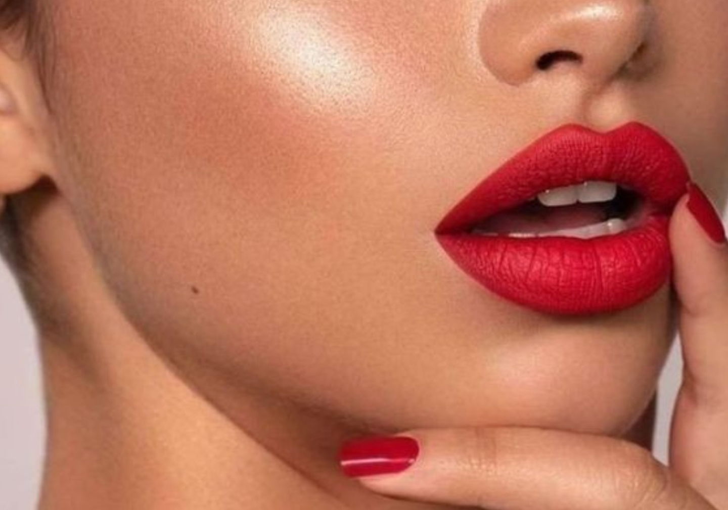 labios en rojo