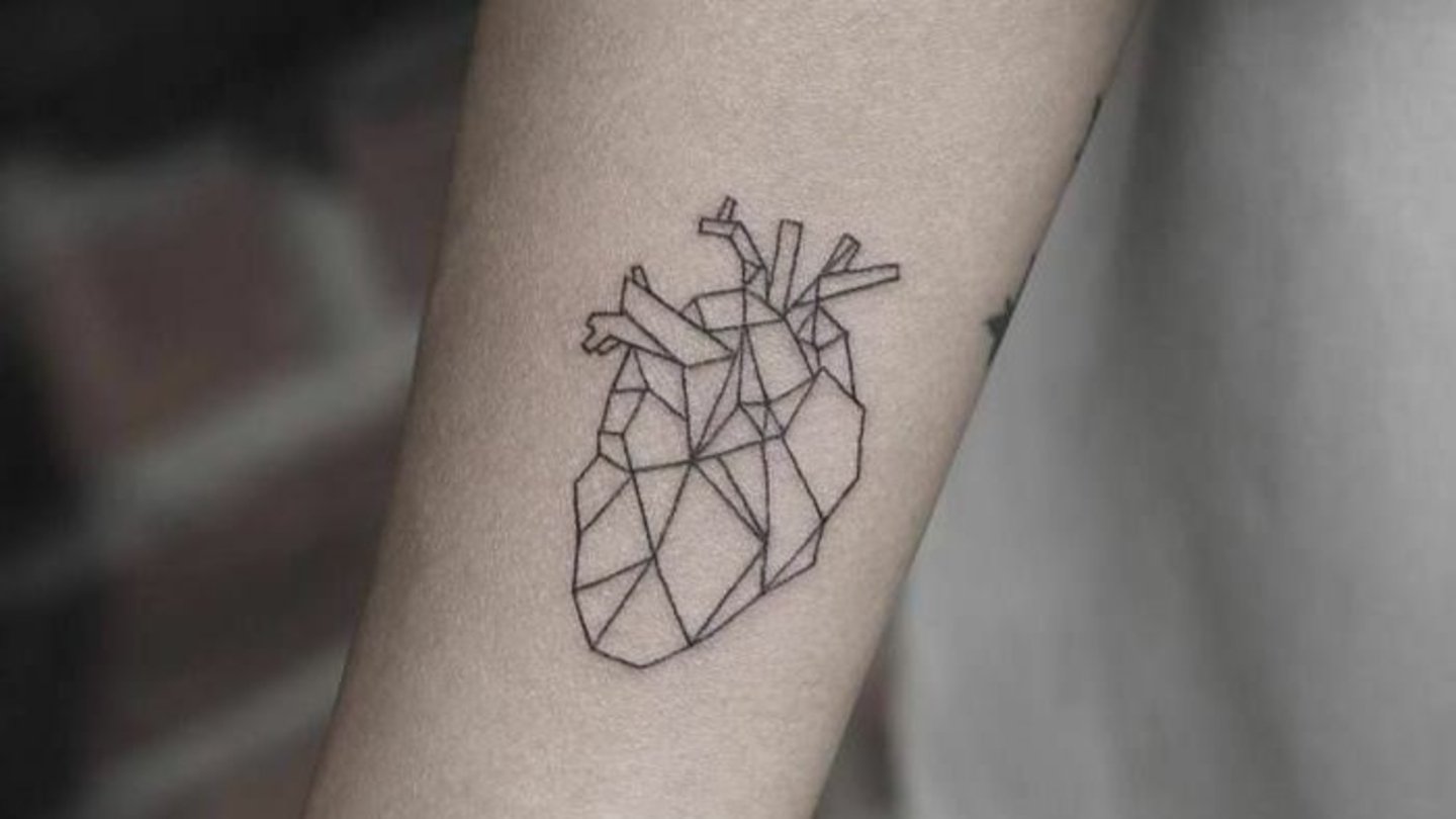 corazon geometrico