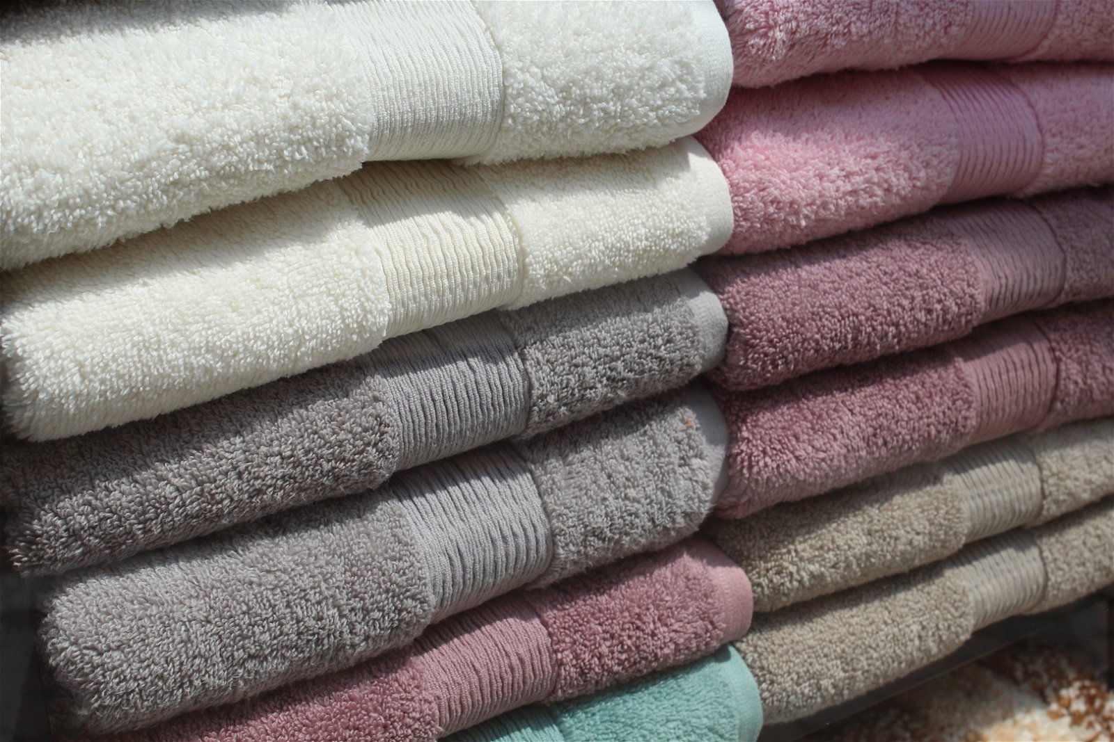 toallas de colores
