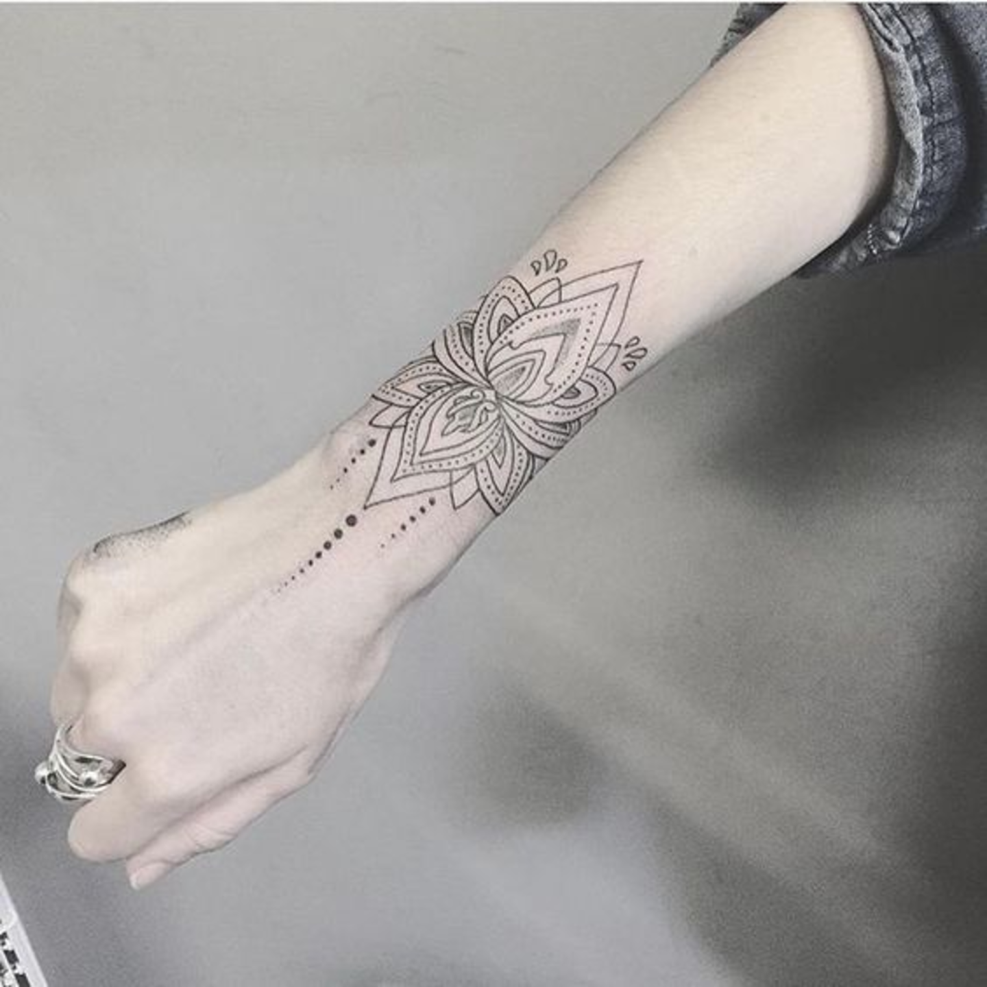 Mandala tatuaje