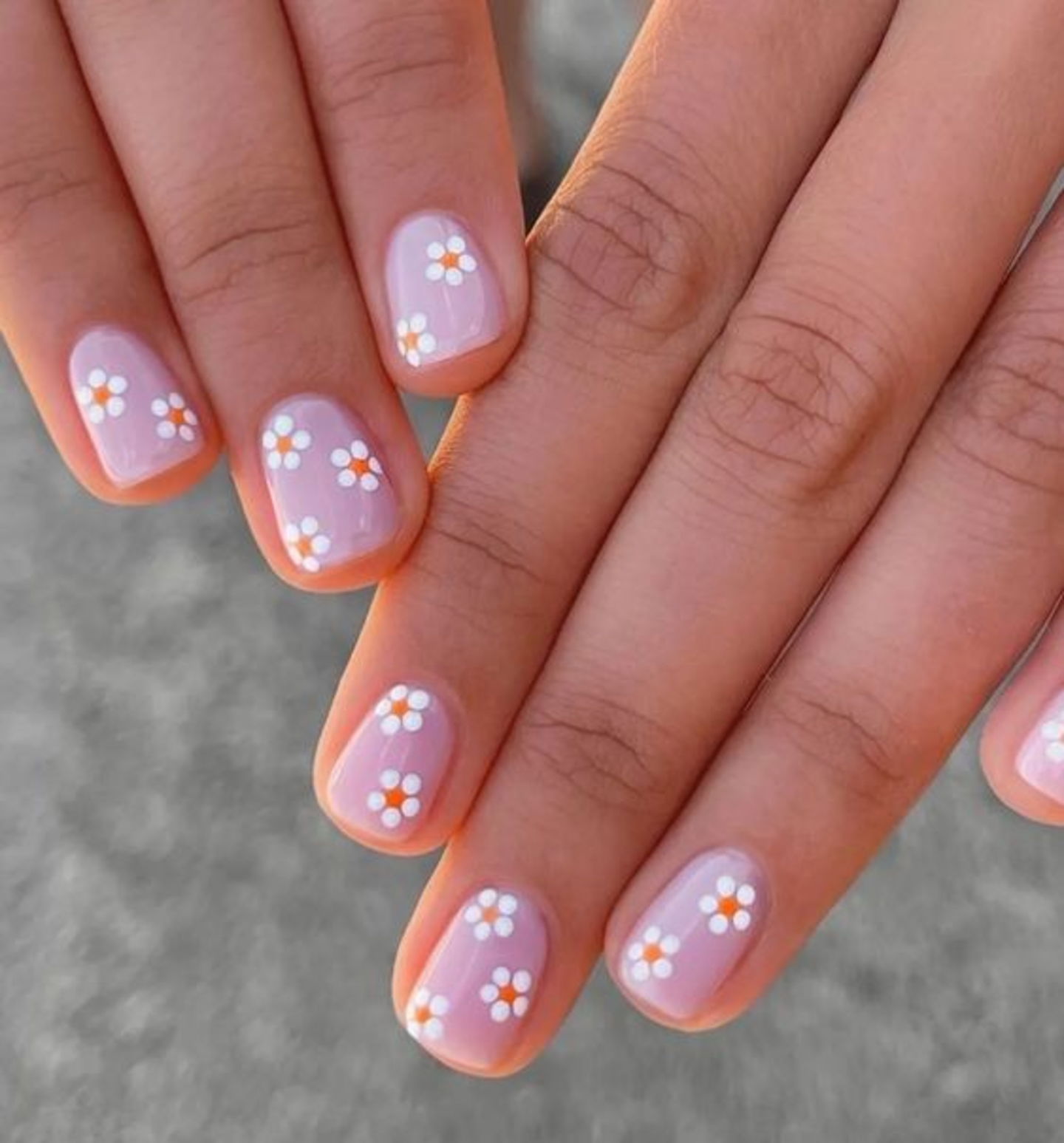 manicura floral