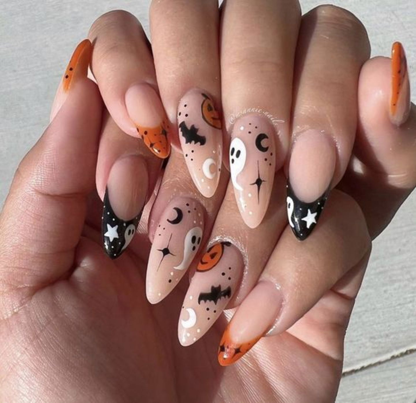 manicura halloween