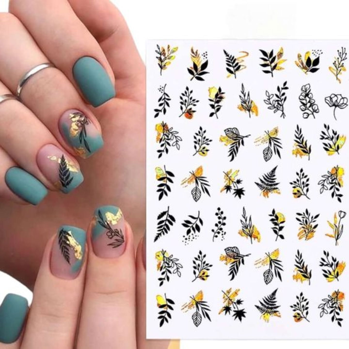 manicura mate stickers