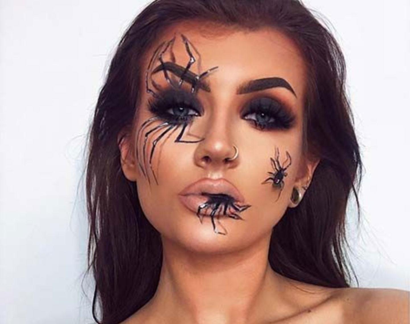 maquillaje araña