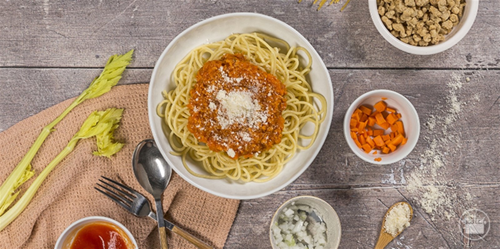 espaguetis con bolonesa de soja mercadona