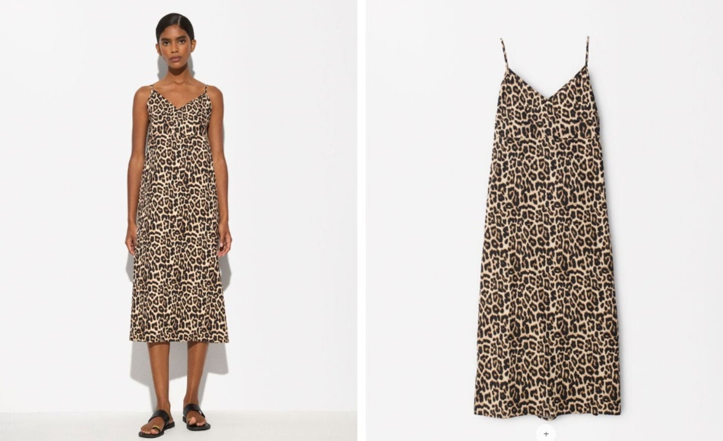 vestido animal print