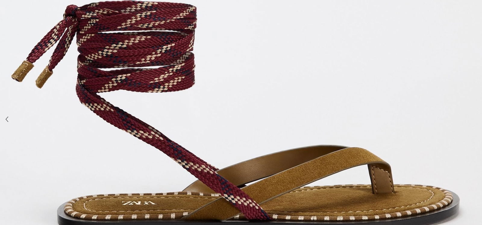 sandalias de cordones