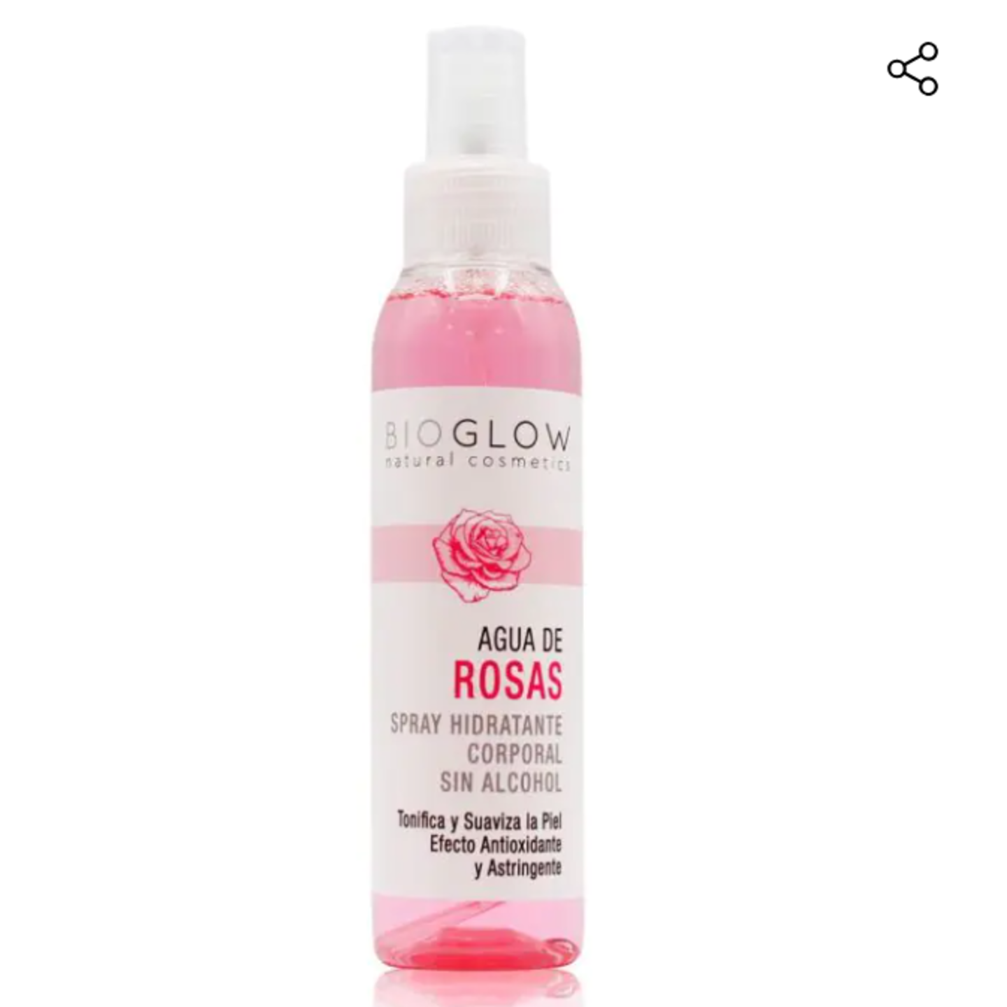 agua de rosas bio glow