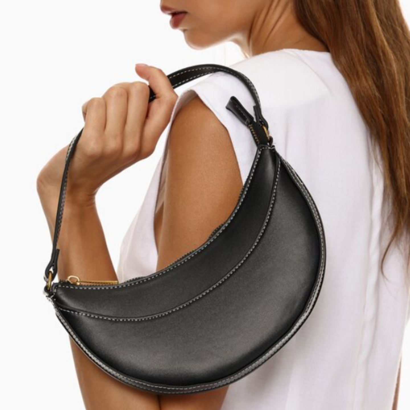 bolso bandolera medialuna lefties