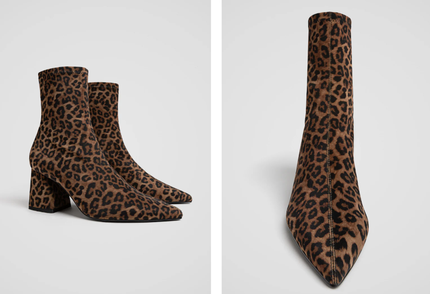 botines animal print stradivarius