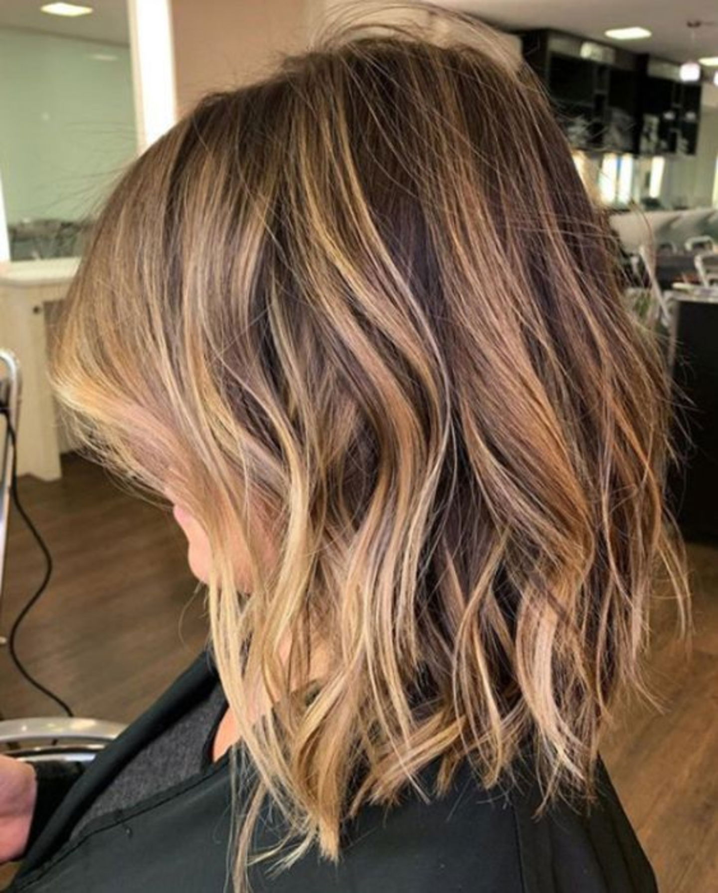 mechas ombre pelo oscuro