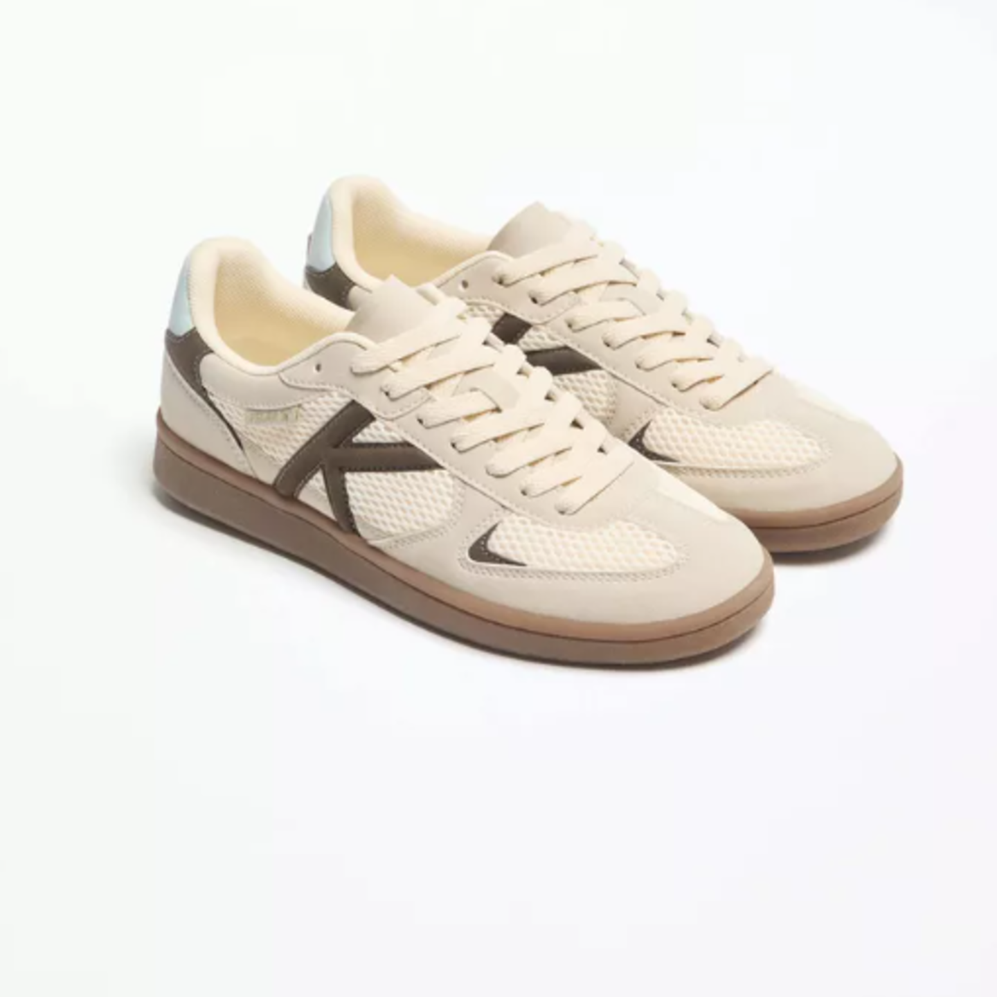 zapatillas kelme de rejilla en lefties color beige