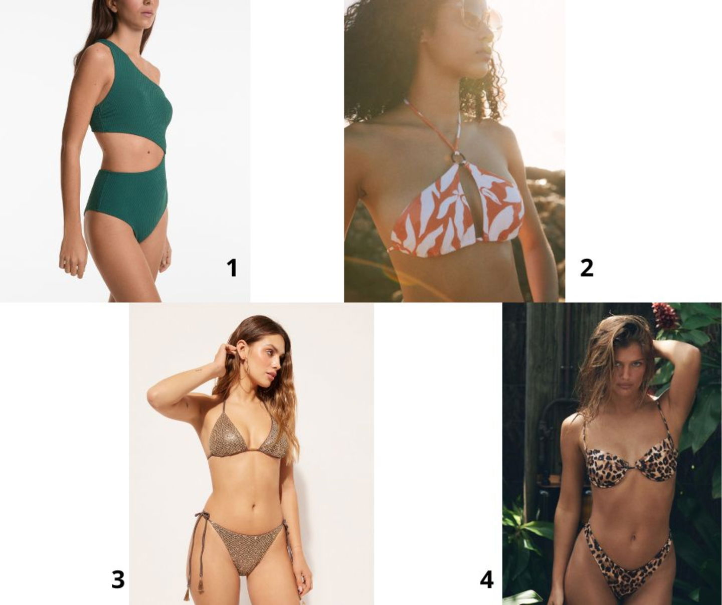 Varios bikinis y bañadores 2025