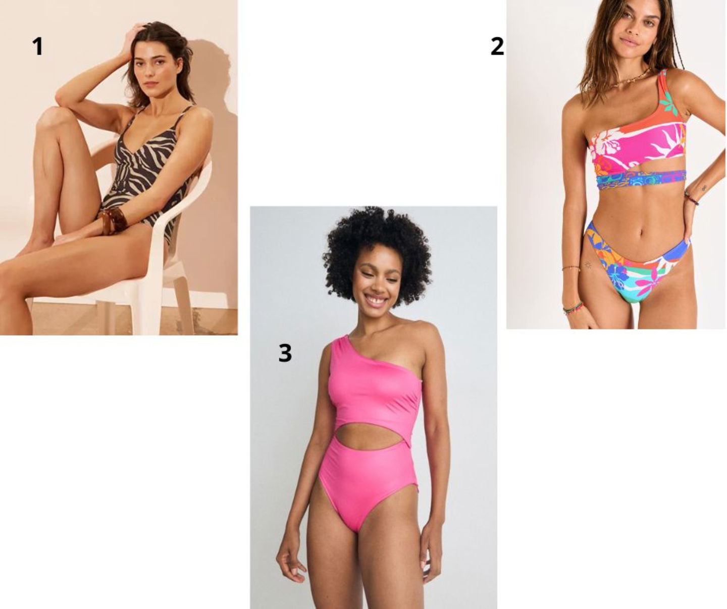 Bañadores y bikinis medio-alto