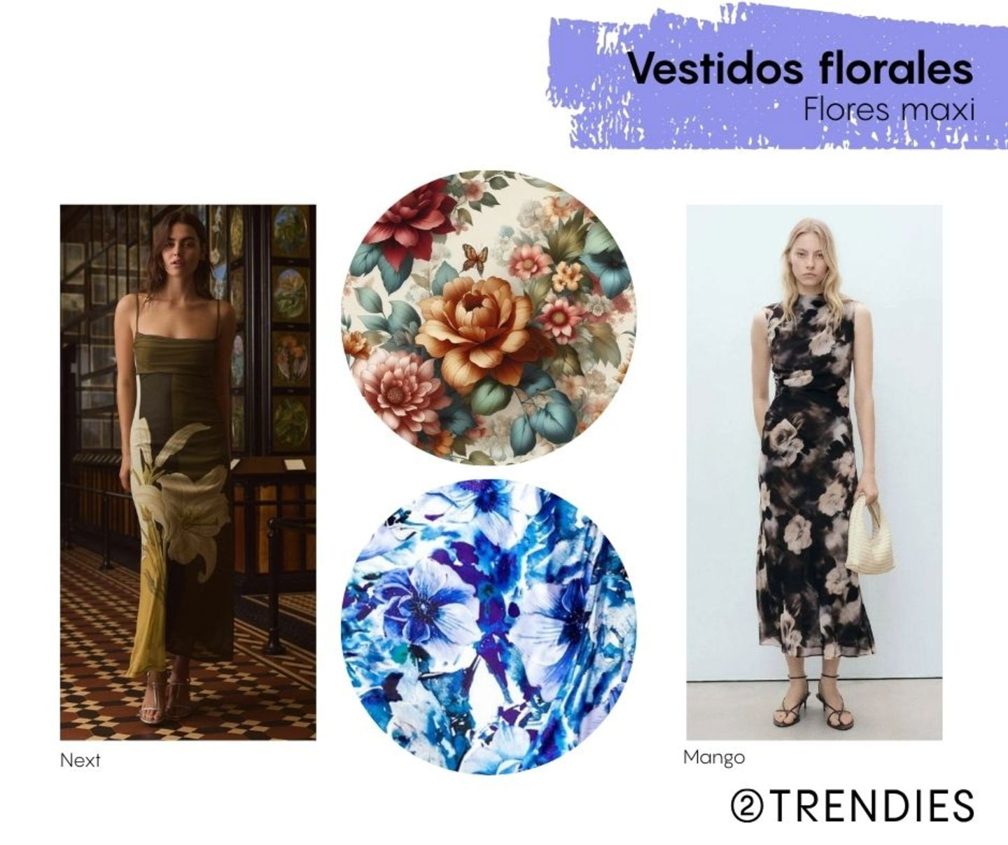 Vestidos con estampado de flores que serán tendencia en 2025 (y cómo llevarlos con estilo)