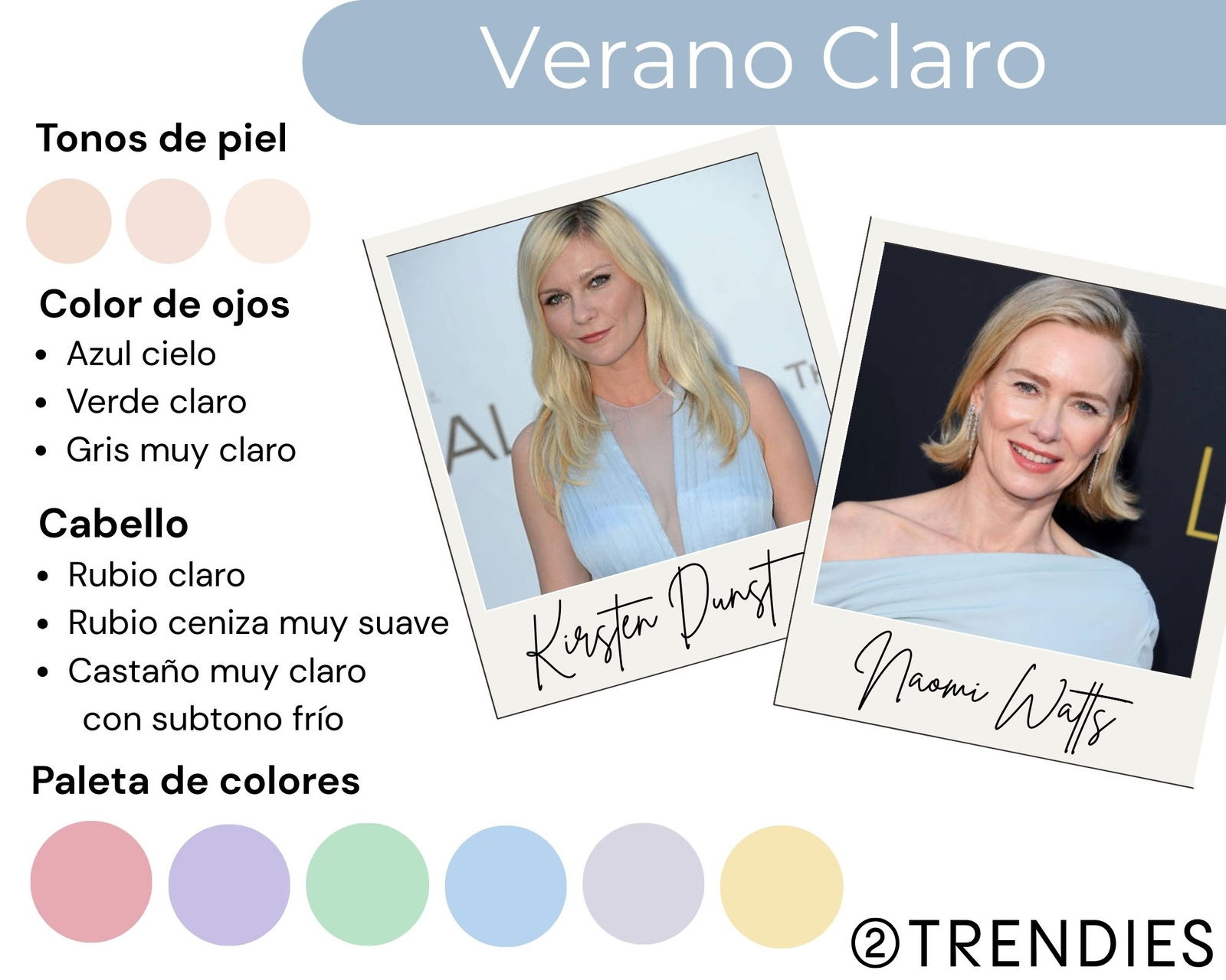 Colorimetría verano claro