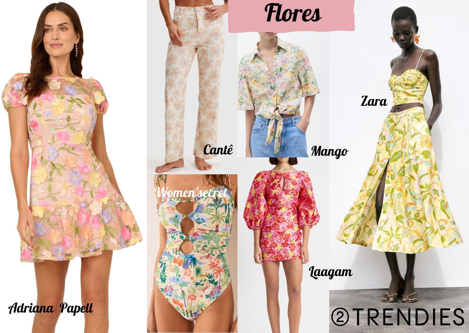 Estampados tendencia 2025 flores