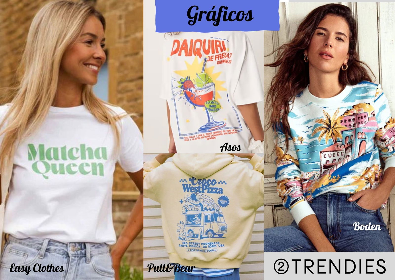 Estampados tendencia 2025 gráficos