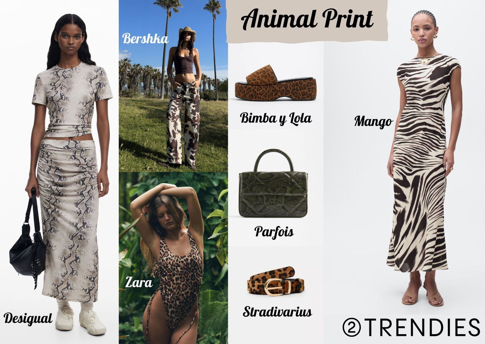 Estampados tendencia 2025 print animal
