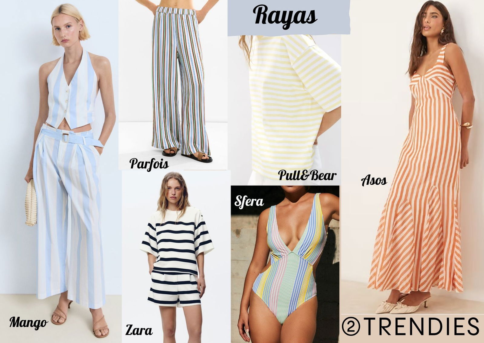 Estampados tendencia 2025 rayas