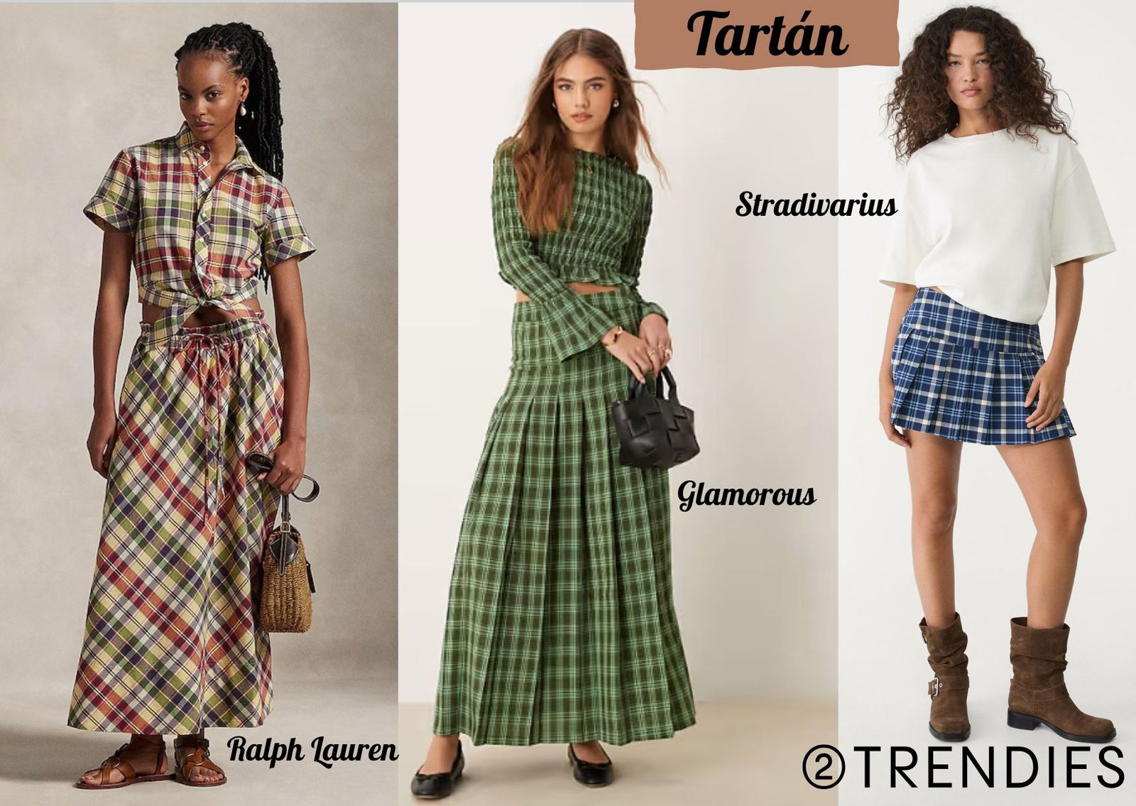 Estampados tendencia 2025 tartán