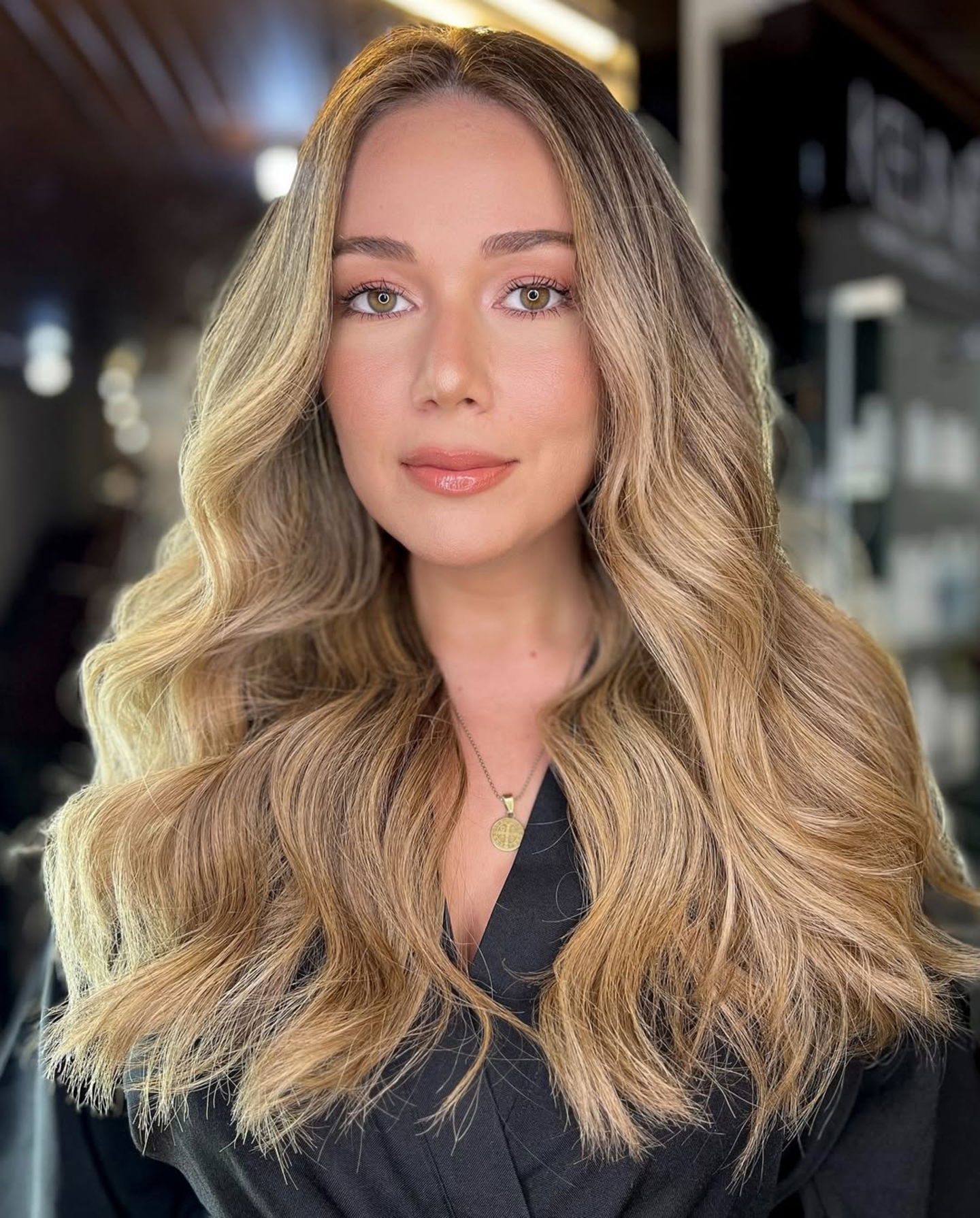 French balayage Tendencia Rubio Marrón Dorado