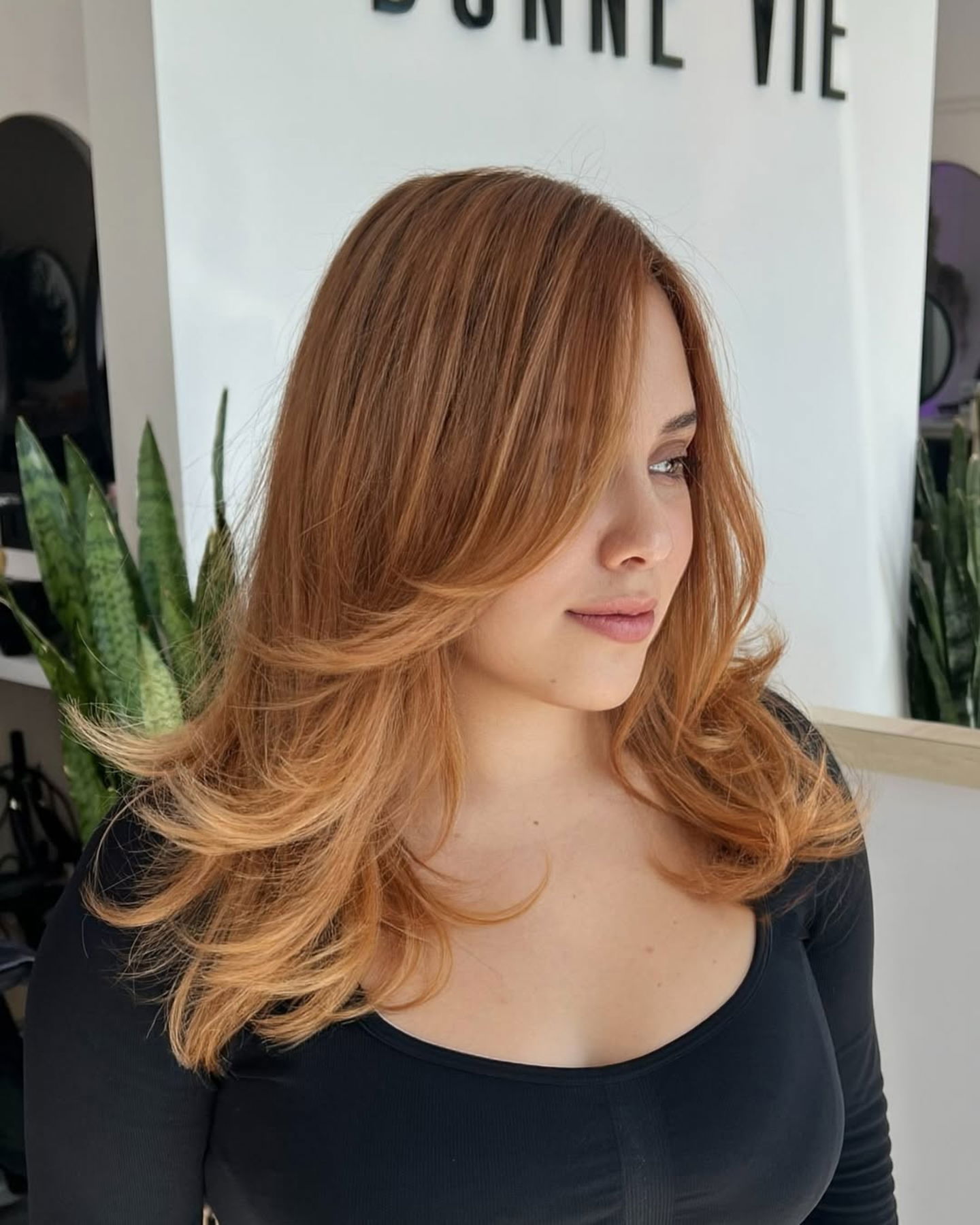 Corte recto con puntas texturizadas