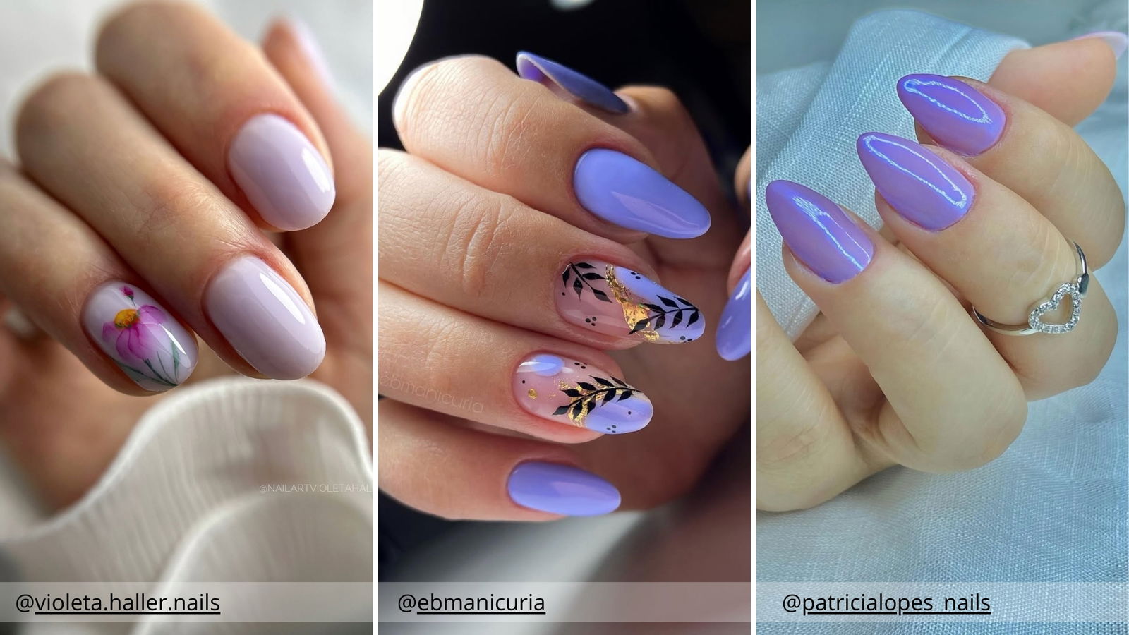 manicura lavanda