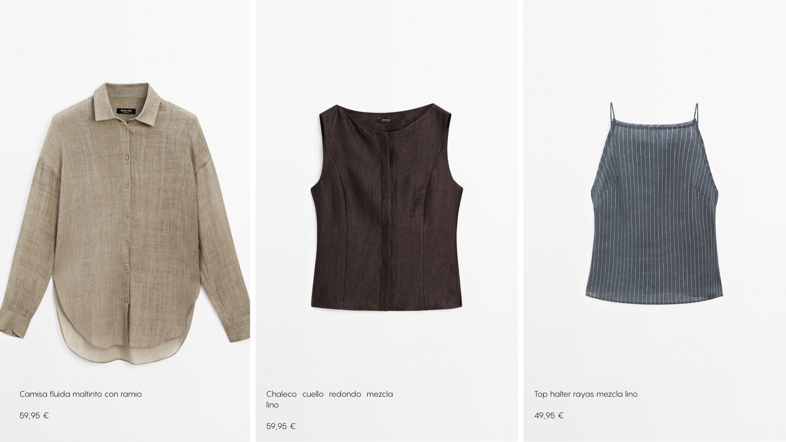 camisas y tops Massimo Dutti