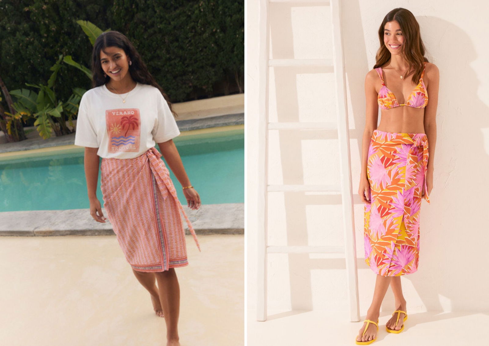 chicas look piscina playa 2025