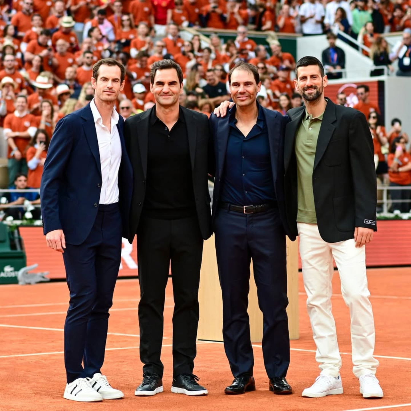 Big 4 - Tenistas en homenaje Rafa Nadal