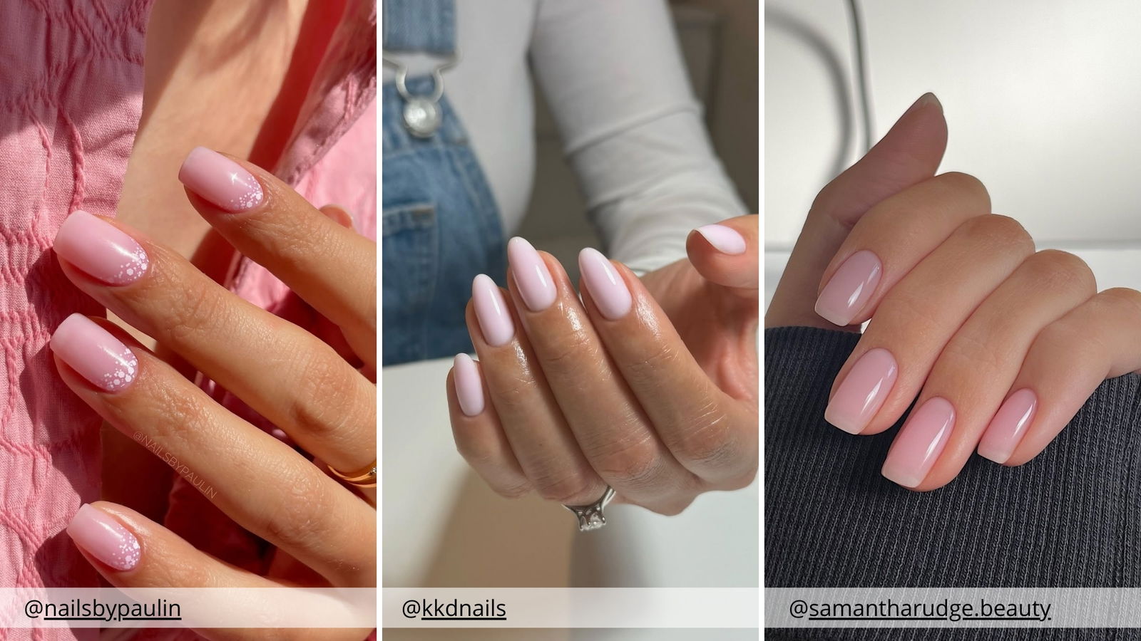 manicura rosa