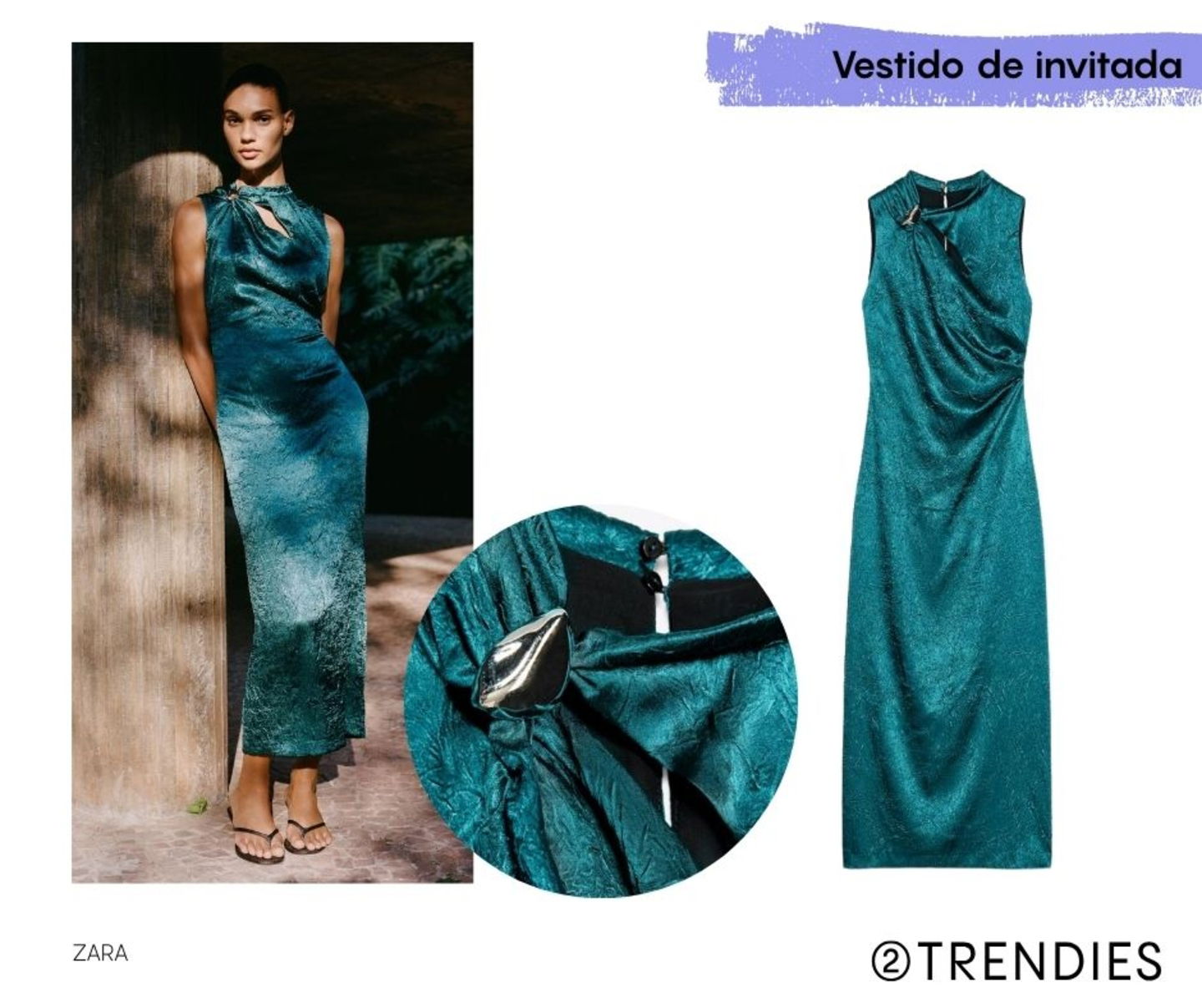 Vestido invitada ZARA