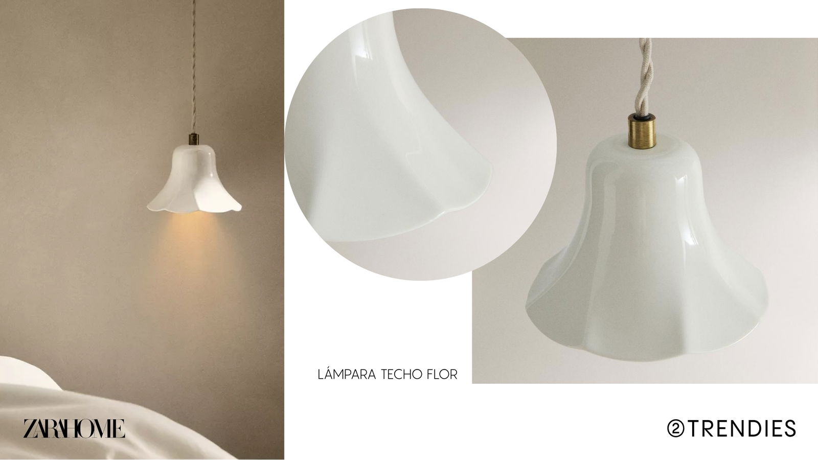 LÁMPARA TECHO FLOR