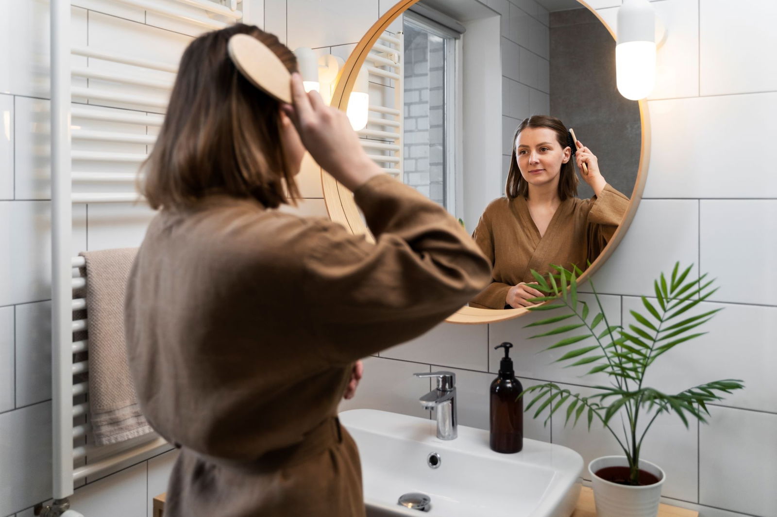 Cuidando cabello en casa