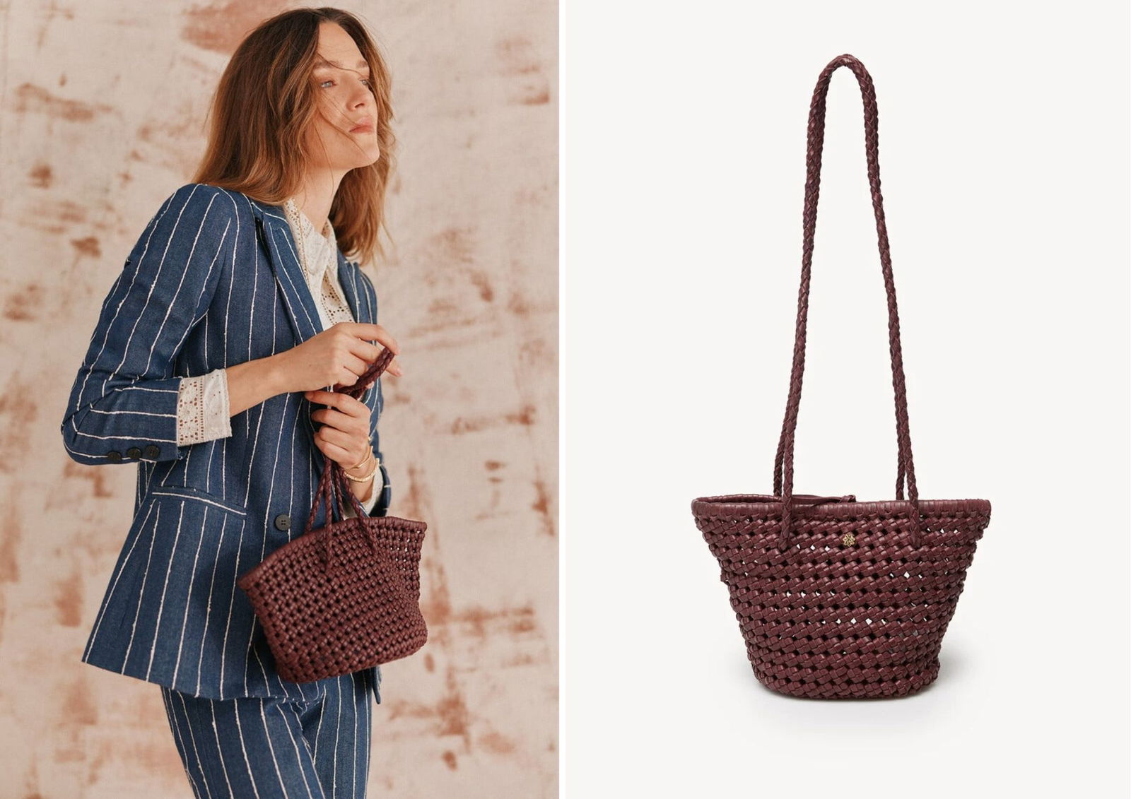 Bolso capazo trenzado HOSS INTROPIA