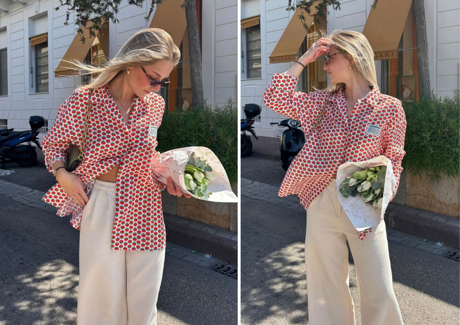 Camisa estampado de tomates American Vintage (estelletalleu)