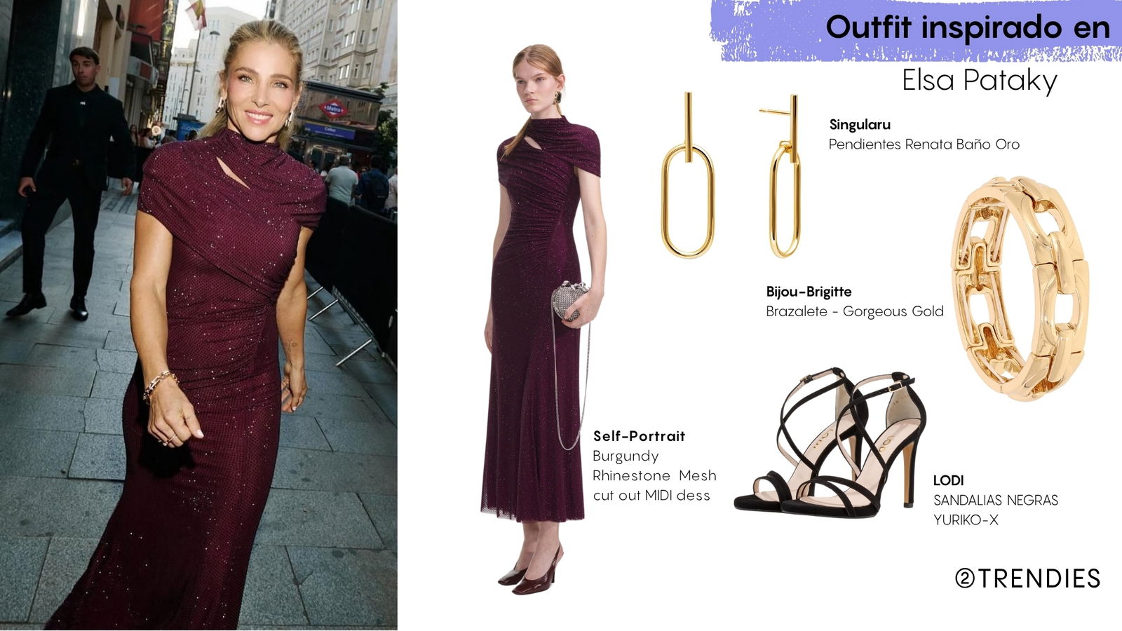 Outfit inspirado en Elsa Pataky