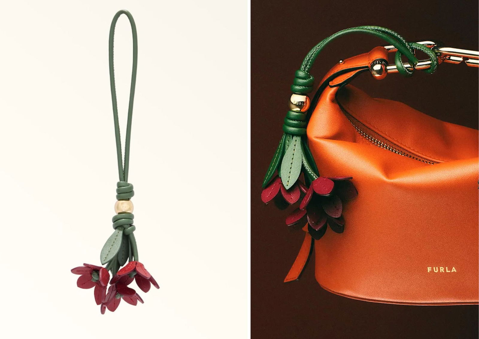 Flores charm bolso Furla