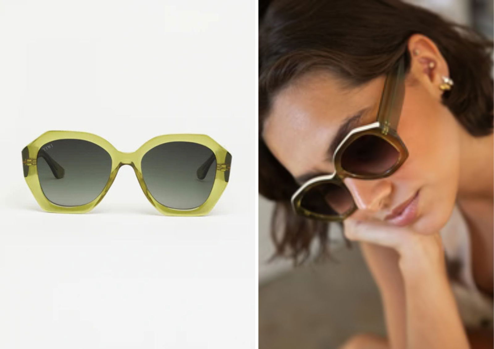 Gafas de sol verde oliva TIWI