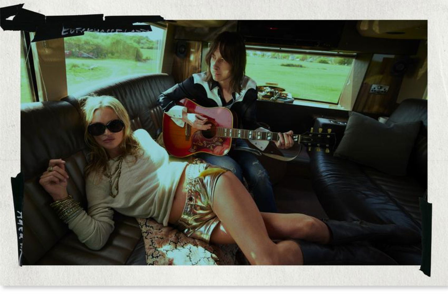 Kate Moss y Bobby Gillespie x Zara