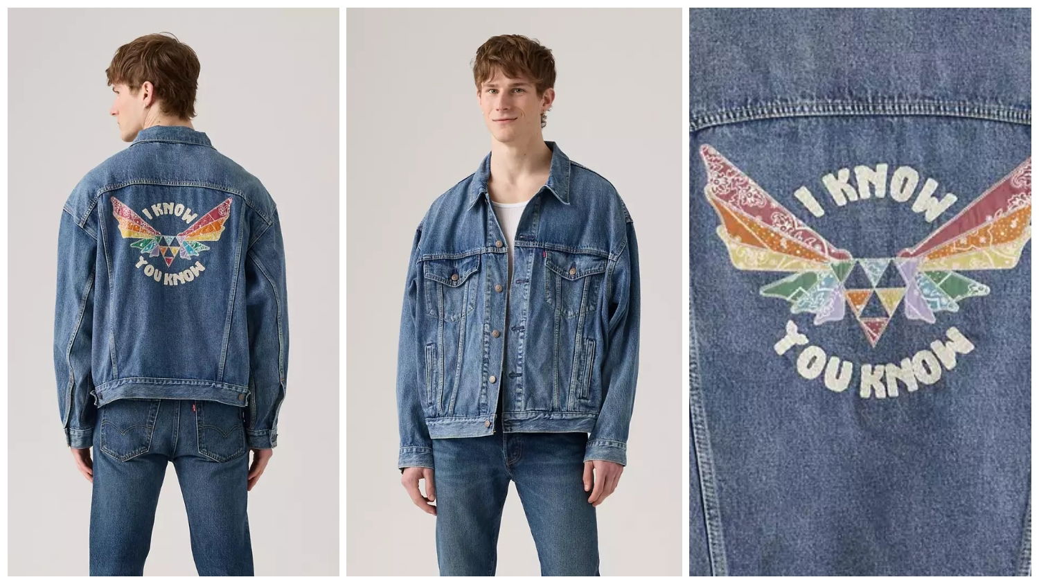 Chaqueta Denim Moto Levi's® Pride