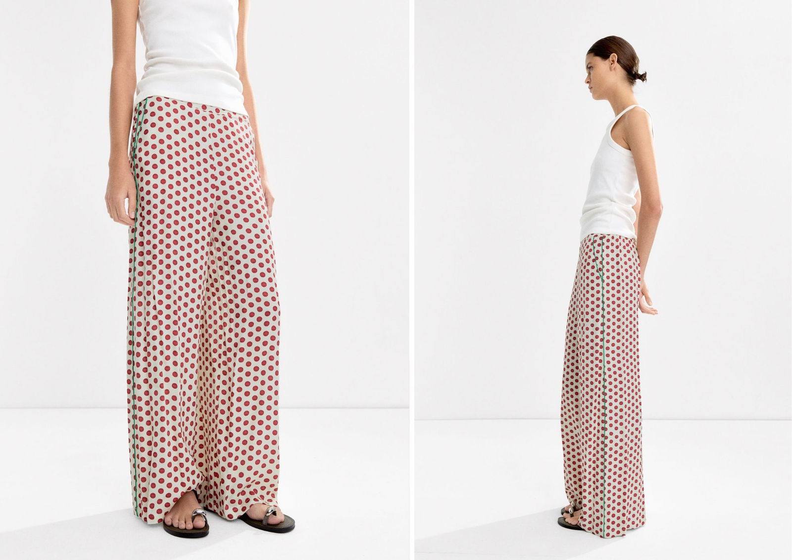 Pantalon estampado lunares Parfois