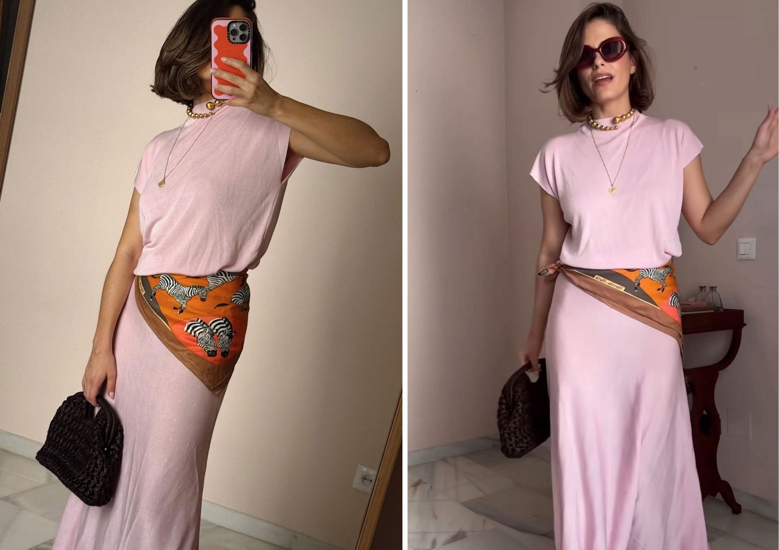 Pañuelo a la cintura_ la tendencia de moda que arrasa en Instagram @jessiekass